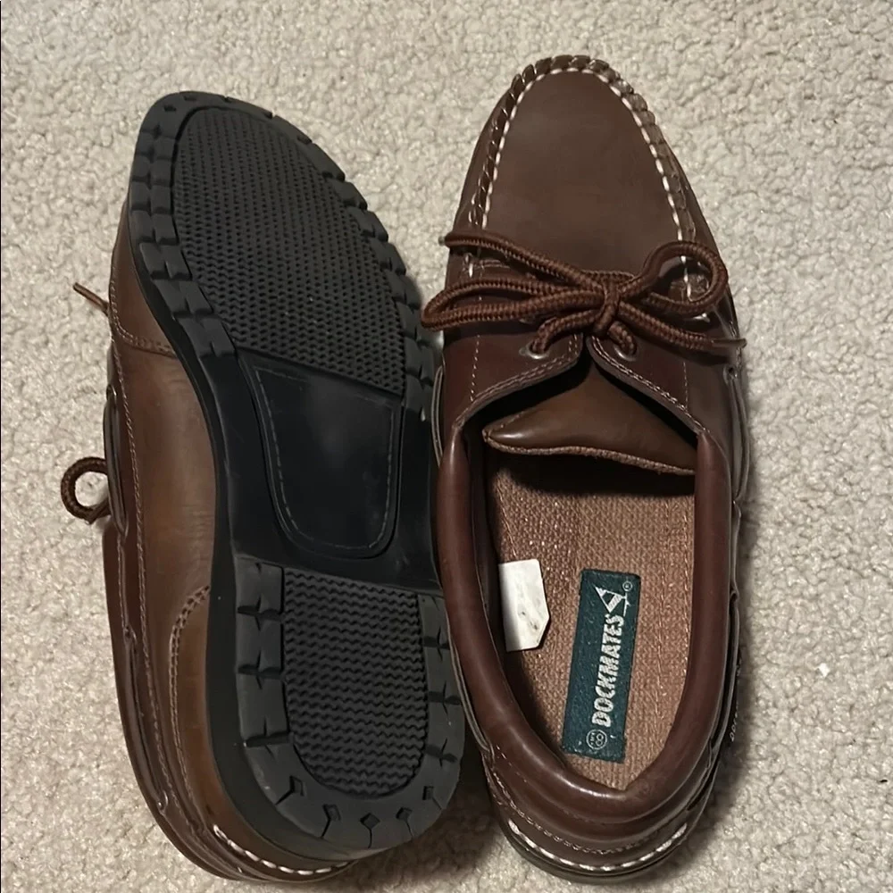 Dockmatws Men's Brown Boat Shoes